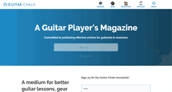 Desktop Screenshot of guitarchalk.com